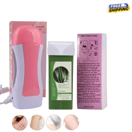 Complete Roll-On Waxing Kit & Heater Machine