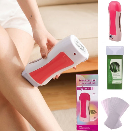 Complete Roll-On Waxing Kit & Heater Machine